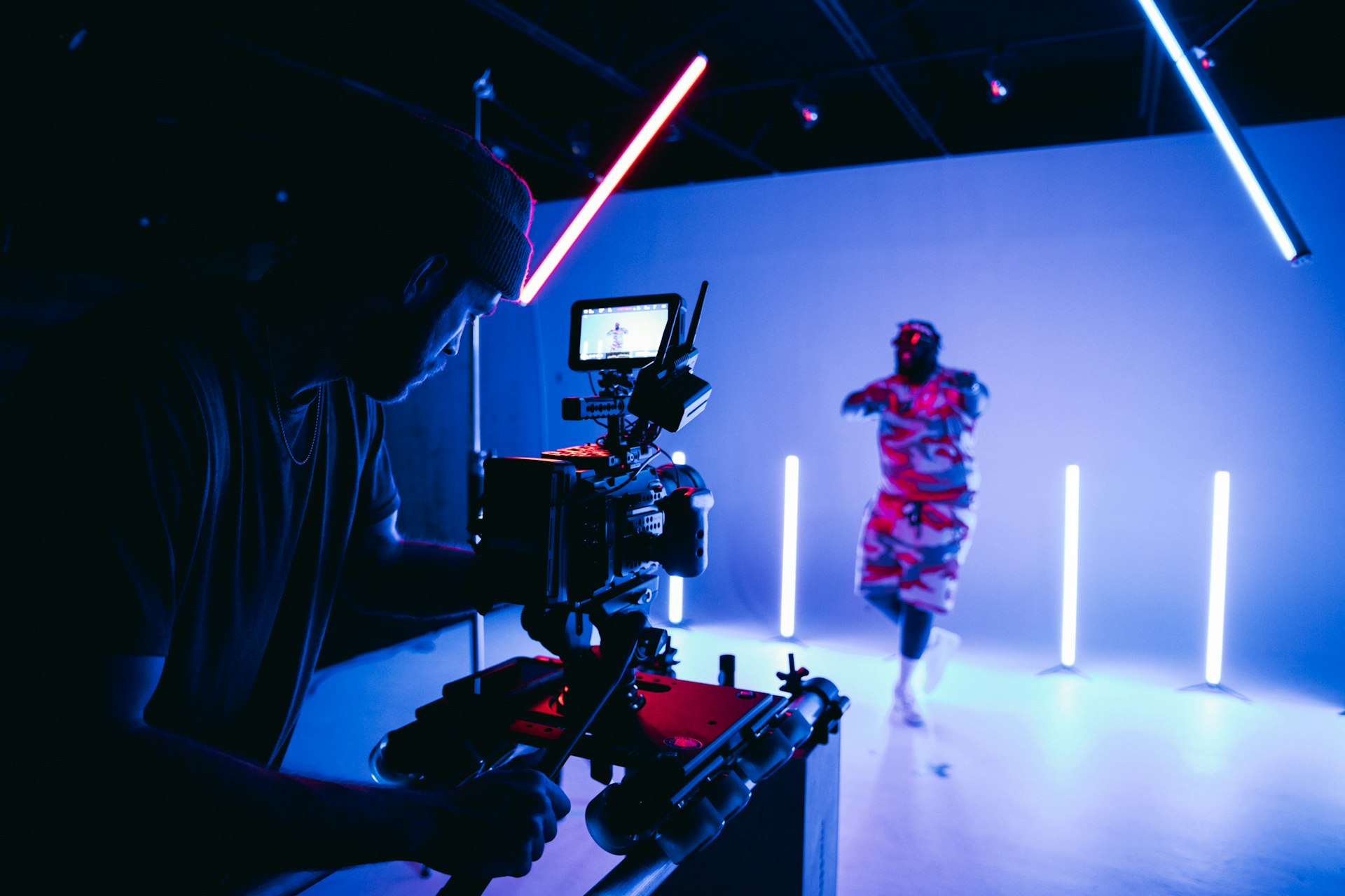 Set produksi film profesional
